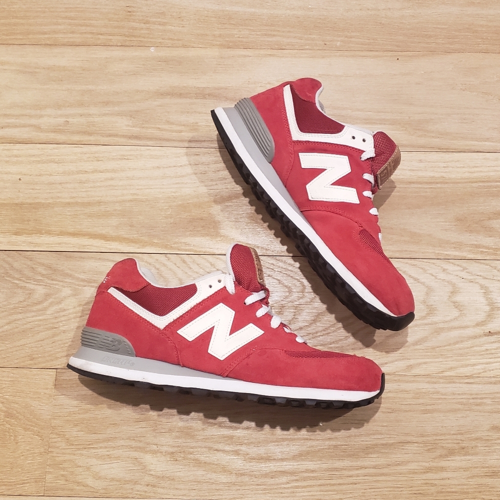 Men's New Balance. Red, White, Grey. Size 11.5